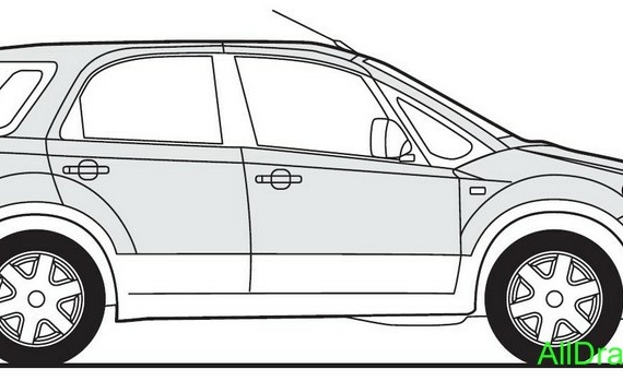 Suzuki SX4 Streetline (2006) (Сузуки СX4 Стритлине (2006)) - чертежи (рисунки) автомобиля